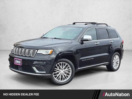 Diamond Black Crystal Pearlcoat 2018 Jeep Grand Cherokee Summit