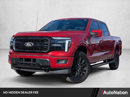 Rapid Red Metallic Tinted Clearcoat 2025 Ford F-150 Lariat