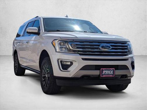 White Platinum Metallic Tri-Coat 2019 Ford Expedition Max Limited