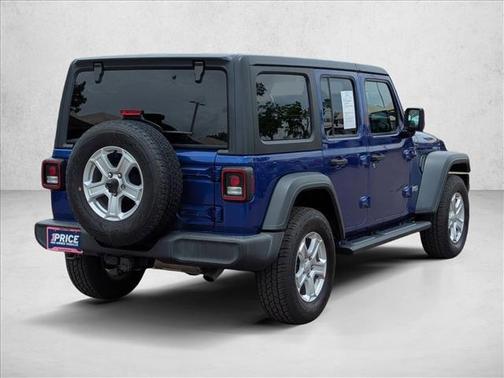 Ocean Blue Metallic Clearcoat 2018 Jeep Wrangler Unlimited Sport