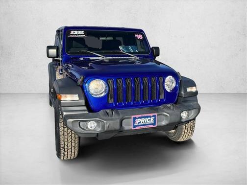 Ocean Blue Metallic Clearcoat 2018 Jeep Wrangler Unlimited Sport