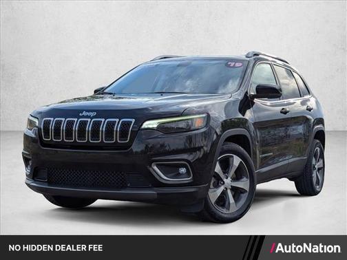 Diamond Black Crystal Pearlcoat 2019 Jeep Cherokee Limited