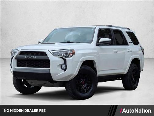 Super White 2018 Toyota 4Runner TRD Pro