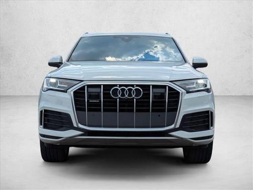 White 2021 Audi Q7 45 Premium Plus
