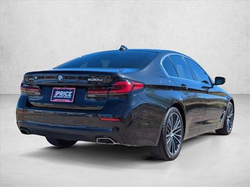 Black Sapphire Metallic 2023 BMW 530e Base