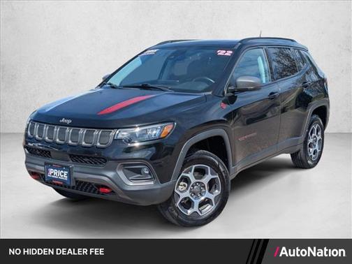 Diamond Black Crystal Pearlcoat 2022 Jeep Compass Trailhawk