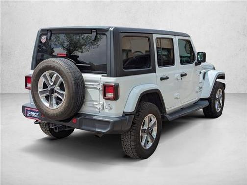 Bright White Clearcoat 2020 Jeep Wrangler Unlimited Sahara