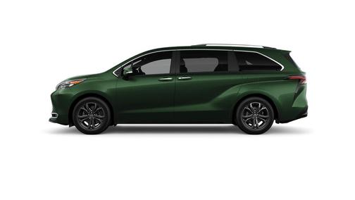 Green 2026 Toyota Sienna Platinum