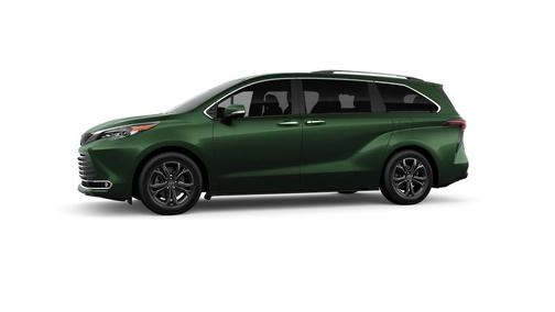 Green 2026 Toyota Sienna Platinum