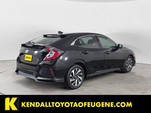 Black 2017 Honda Civic LX