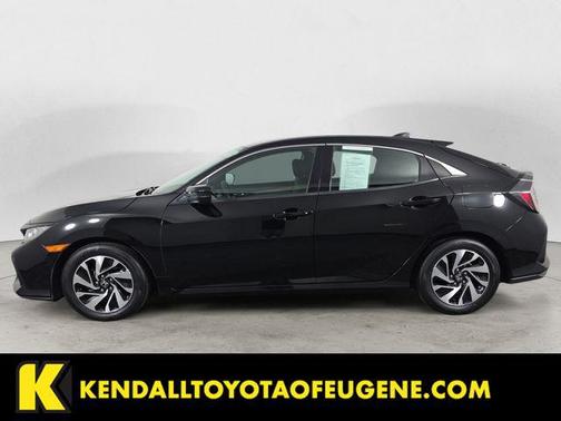Black 2017 Honda Civic LX