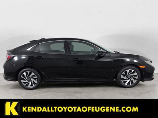 Black 2017 Honda Civic LX