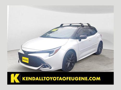 Midnight Black Metallic 2025 Toyota Corolla XSE