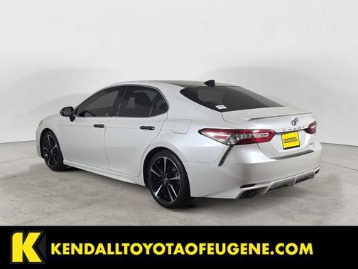 White 2018 Toyota Camry XSE