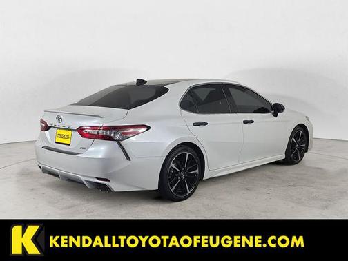 White 2018 Toyota Camry XSE