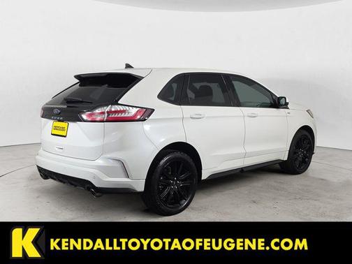 White Metallic 2021 Ford Edge ST Line