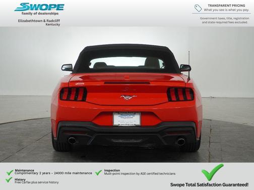 RACE RED 2024 Ford Mustang EcoBoost Premium