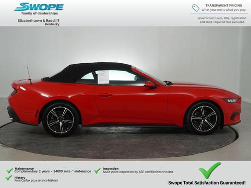 RACE RED 2024 Ford Mustang EcoBoost Premium