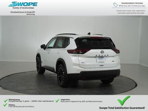 Everest White Pearl Tricoat 2026 Nissan Rogue Dark Armor