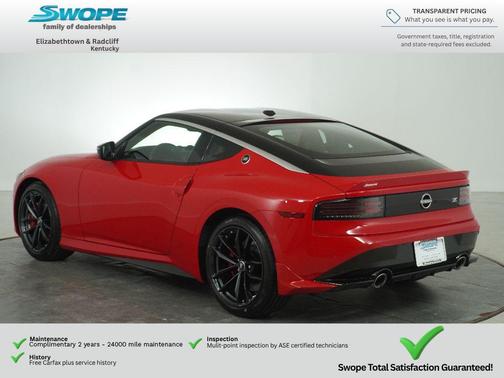 Solid Red/Super Black 2026 Nissan Z Performance