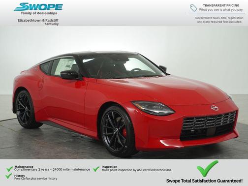 Solid Red/Super Black 2026 Nissan Z Performance