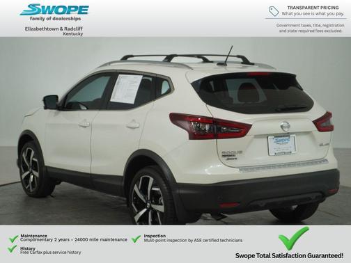 Pearl White Tricoat 2022 Nissan Rogue Sport SL