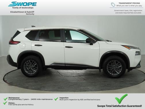 Glacier White 2023 Nissan Rogue S