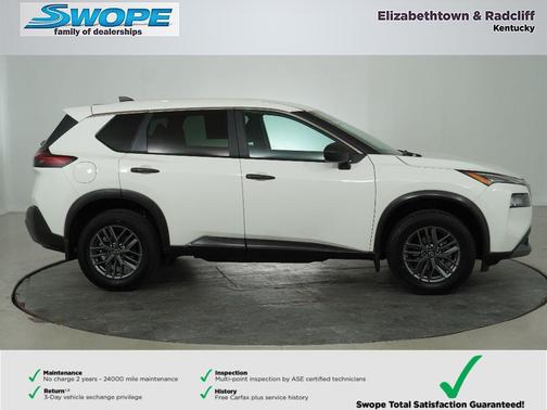 Glacier White 2023 Nissan Rogue S