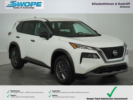 Glacier White 2023 Nissan Rogue S