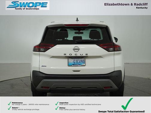Glacier White 2023 Nissan Rogue S