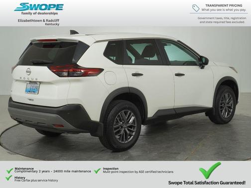 Glacier White 2023 Nissan Rogue S