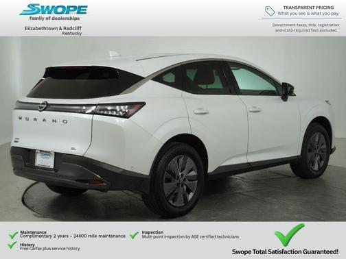 Everest White Pearl Tricoat 2025 Nissan Murano SL
