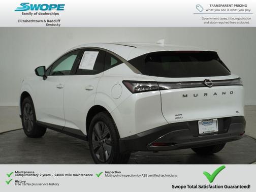 Everest White Pearl Tricoat 2025 Nissan Murano SL