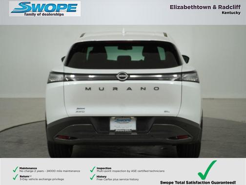 Everest White Pearl Tricoat 2025 Nissan Murano SL