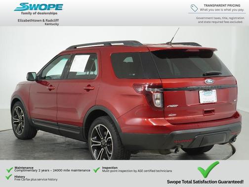 Ruby Red Metallic Tinted Clearcoat 2015 Ford Explorer Sport