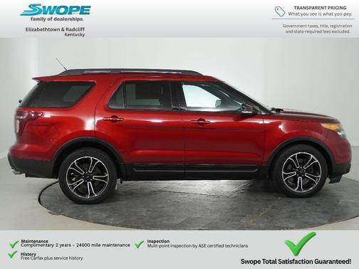 Ruby Red Metallic Tinted Clearcoat 2015 Ford Explorer Sport