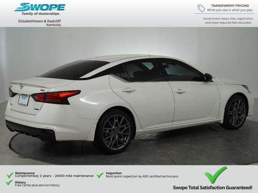Pearl White Tricoat 2024 Nissan Altima 2.0 SR