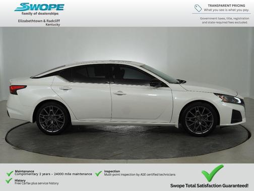Pearl White Tricoat 2024 Nissan Altima 2.0 SR