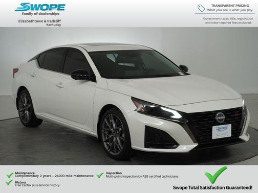 Pearl White Tricoat 2024 Nissan Altima 2.0 SR