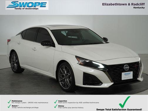 Pearl White Tricoat 2024 Nissan Altima 2.0 SR