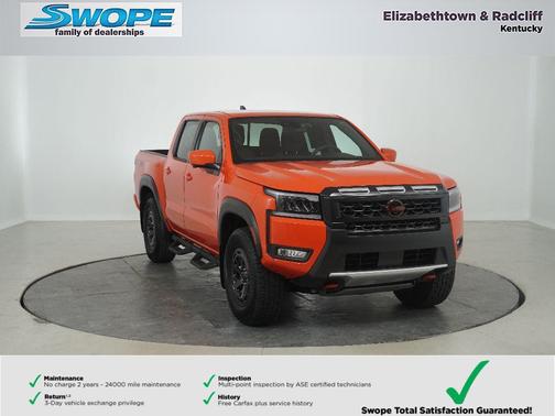 Afterburn Orange 2026 Nissan Frontier PRO-4X