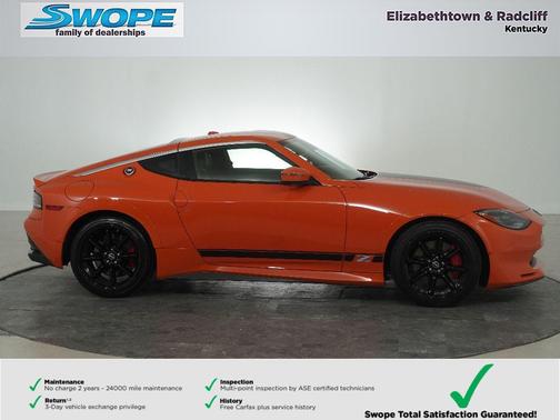 New Sight Orange 2024 Nissan Z Performance