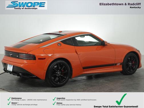 New Sight Orange 2024 Nissan Z Performance