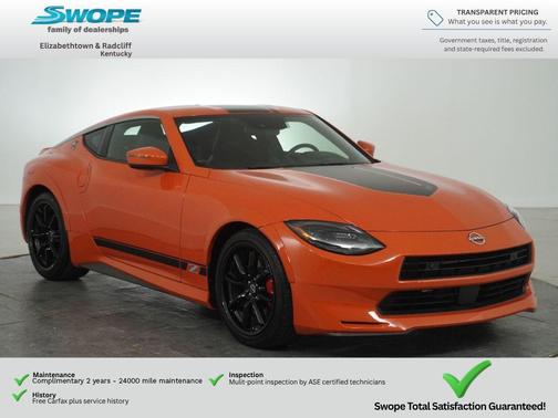 New Sight Orange 2024 Nissan Z Performance