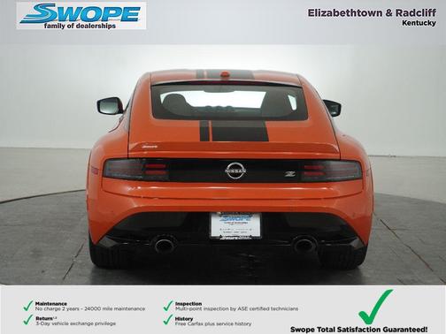 New Sight Orange 2024 Nissan Z Performance