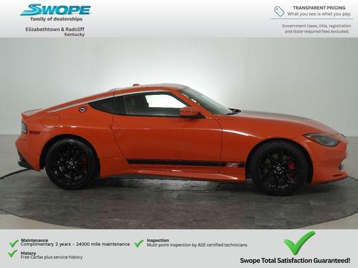 New Sight Orange 2024 Nissan Z Performance