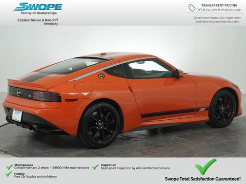 New Sight Orange 2024 Nissan Z Performance