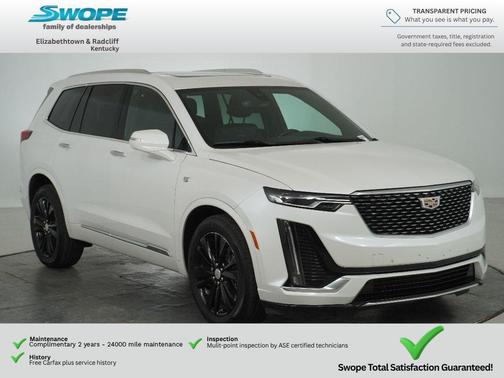 Crystal White Tricoat 2022 Cadillac XT6 Premium Luxury AWD