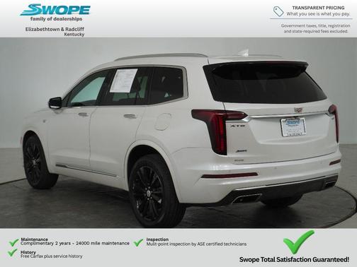 Crystal White Tricoat 2022 Cadillac XT6 Premium Luxury AWD