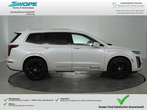 Crystal White Tricoat 2022 Cadillac XT6 Premium Luxury AWD
